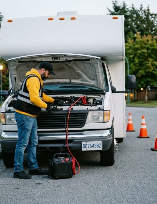 Heavy Vehicle Battery Boost Services in Delta BC​