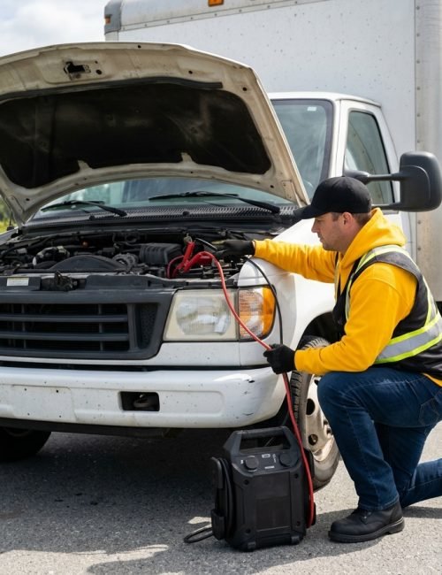 Heavy Vehicle Battery Boost Services in Surrey BC​