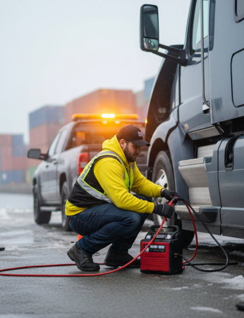 Heavy Vehicle Battery Boost Services in Vancouver BC