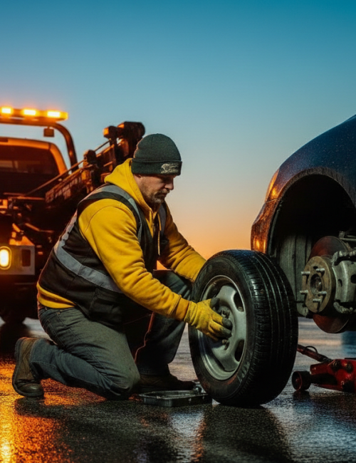 Mobile Tire Change Services in Delta BC
