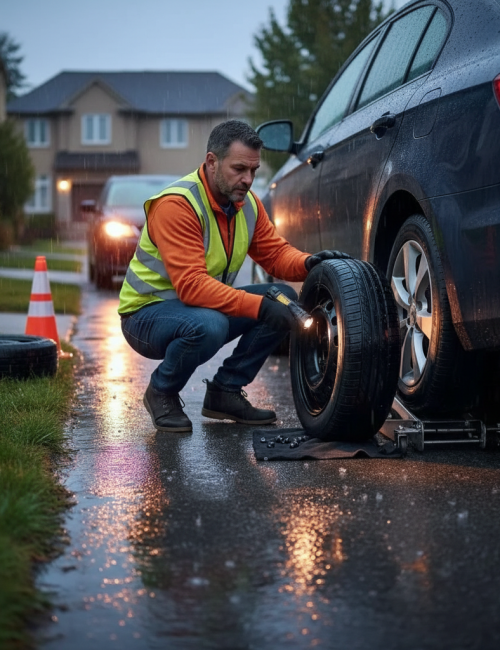 Mobile Tire Change Services in Ladner BC