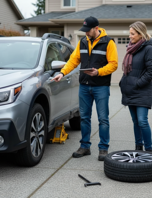 Mobile Tire Change Services in Ladner BC