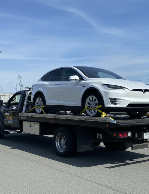 Tesla Towing Services in Delta BC