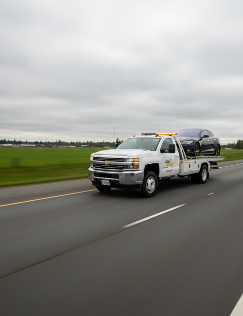 Tesla Towing Services in Ladner BC