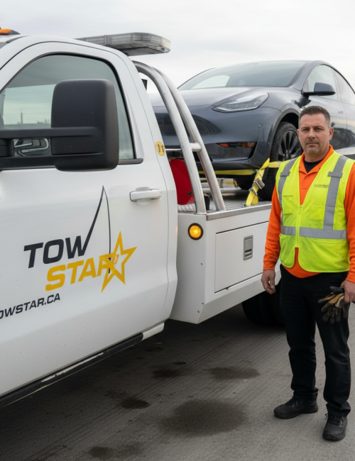 Tesla Towing Services in Ladner BC