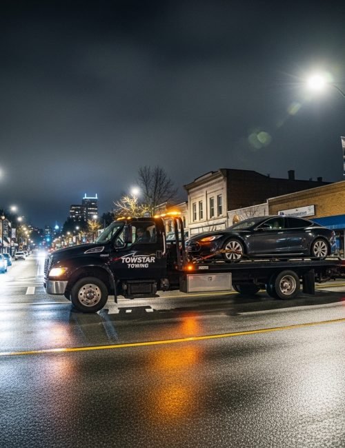 Tesla Towing Services in Ladner BC
