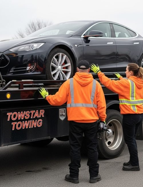 Tesla Towing Services in Ladner BC