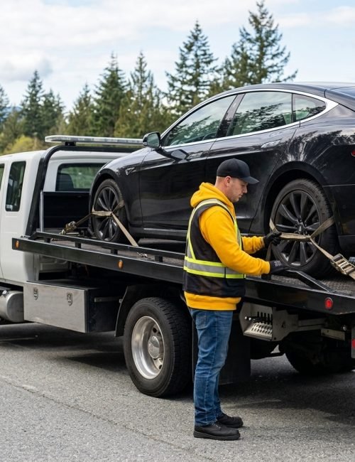 Tesla Towing Services in Port Moody BC