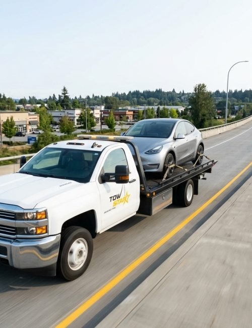 Tesla Towing Services in Surrey BC​