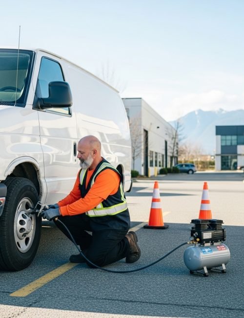 Tire Air Up Inflation Services in Burnaby BC
