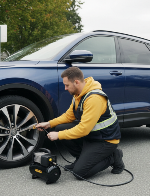 Tire Air Up Inflation Services in Delta BC